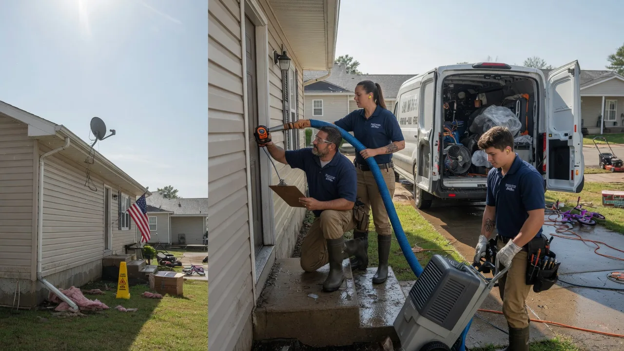 Ceiling Water Damage Restoration in Burchard, NE near me